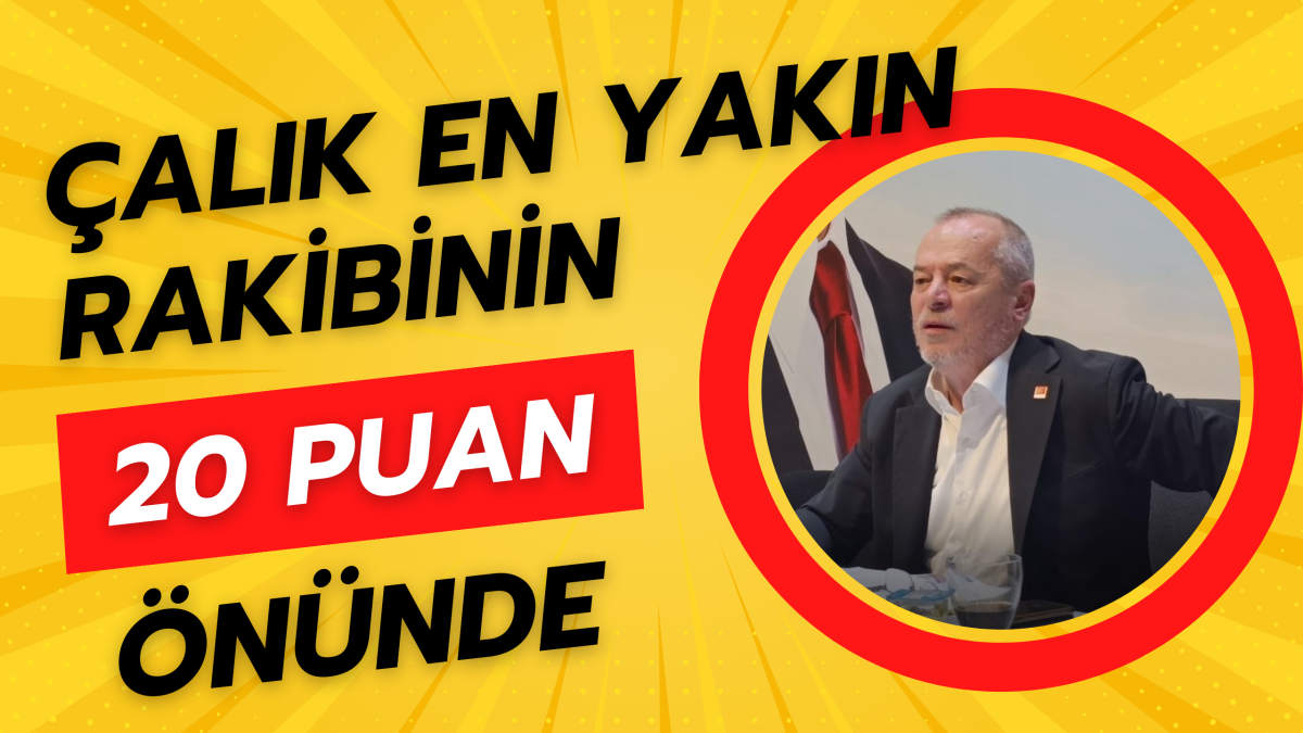 ÇALIK EN YAKIN RAKİBİNİN 20 PUAN ÖNÜNDE (VİDEO HABER)