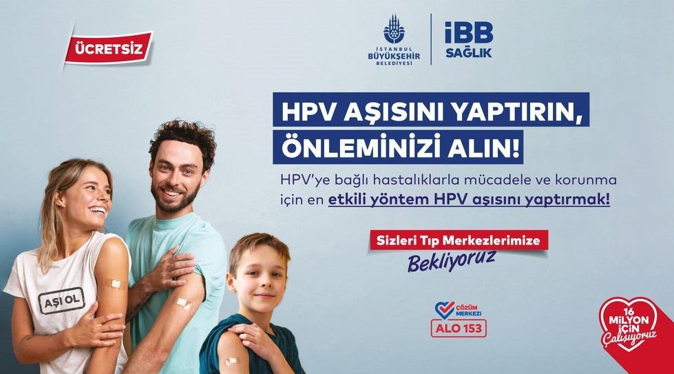 ÜCRETSİZ HPV AŞI UYGULAMASI BAŞLIYOR